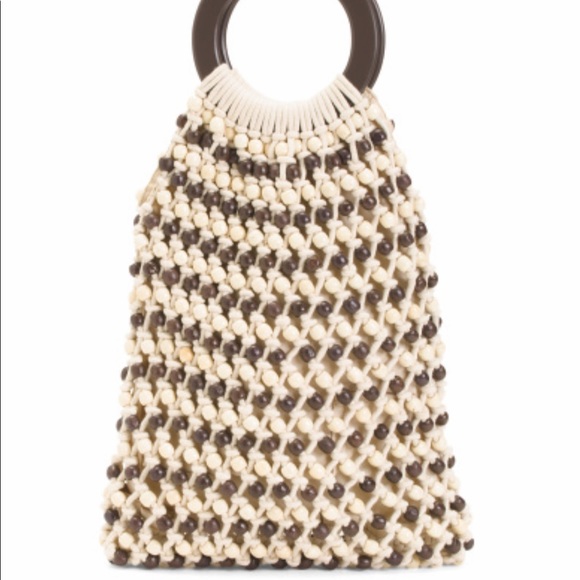 Beaded Macrame Clutch - Picture 2 of 4